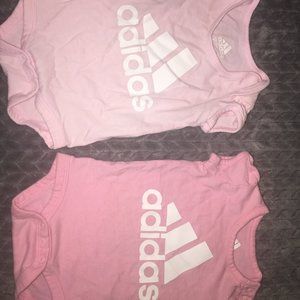 Adidas Babygirl onsies (BUNDLE of 2)